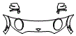 Hood, Fender Flare and Mirror Kit pattern for the 2026 MINI Cooper Convertible