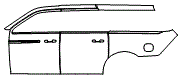 Door and Rear Fender Kit pattern for the 2027 Lincoln Navigator