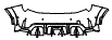 Rear Bumper Kit pattern for the 2026 MINI Cooper 2 Door