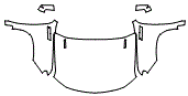 Full Hood, Fender and Mirror Kit pattern for the 2026 Chevrolet Silverado