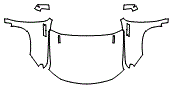 Full Hood, Fender and Mirror Kit pattern for the 2026 Chevrolet Silverado