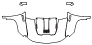 Full Hood, Fender and Mirror Kit pattern for the 2026 Chevrolet Silverado