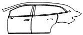 Door and Rear Fender Kit pattern for the 2026 Mercedes Benz Maybach EQS 680 SUV