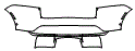 Rear Bumper Kit pattern for the 2026 Porsche Macan Electric