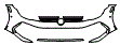 Bumper Kit pattern for the 2026 Volkswagen Golf GTI