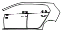 Door and Rear Fender Kit pattern for the 2026 Volkswagen Golf GTI