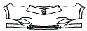 Bumper Kit pattern for the 2026 Acura ADX
