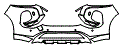 Bumper Kit pattern for the 2026 Mitsubishi Outlander