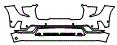 Bumper Kit pattern for the 2027 GMC Acadia