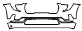 Bumper Kit pattern for the 2027 GMC Acadia