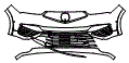 Bumper Kit pattern for the 2025 Acura ZDX