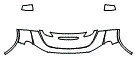 Hood, Fender and Mirror Kit pattern for the 2025 Dodge Durango