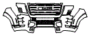Bumper Kit pattern for the 2026 GMC Sierra EV