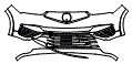 Bumper Kit pattern for the 2025 Acura ZDX