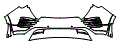 Rear Bumper Kit pattern for the 2025 Acura ZDX
