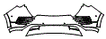 Rear Bumper Kit pattern for the 2025 Acura ZDX
