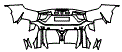 Rear Bumper Kit pattern for the 2026 Lamborghini Temerario