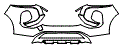 Bumper Kit pattern for the 2026 Mitsubishi Outlander