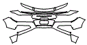 Rear Bumper Kit pattern for the 2027 Chevrolet Corvette