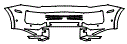Bumper Kit pattern for the 2026 Porsche Cayenne