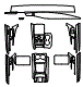 Display Screen and Interior Kit pattern for the 2026 Cadillac Escalade