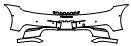 Rear Bumper Kit pattern for the 2027 Porsche 911 (992.2)