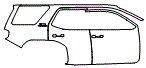 Door and Rear Fender Kit pattern for the 2026 Toyota 4Runner