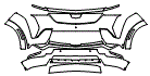 Bumper Kit pattern for the 2026 Cadillac Escalade IQ
