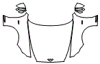 Full Hood, Fender and Mirror Kit pattern for the 2027 Bentley Continental GTC