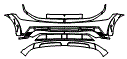 Bumper Kit pattern for the 2026 Hyundai Ioniq 5 (US)