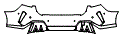 Rear Bumper Kit pattern for the 2027 BMW 2 Series