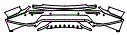 Rear Bumper Kit pattern for the 2027 Cadillac Vistiq