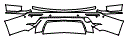 Rear Bumper Kit pattern for the 2027 Cadillac Vistiq