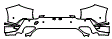 Rear Bumper Kit pattern for the 2027 Genesis GV70