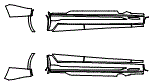 Rocker Panel Kit pattern for the 2027 BMW 5 Series