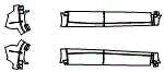 Rocker Panel Kit pattern for the 2026 Volkswagen Tiguan (Canada)
