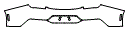 Rear Bumper Kit pattern for the 2026 Ford Mustang