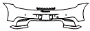 Rear Bumper Kit pattern for the 2026 Porsche 911 (992.2)