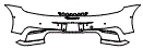 Rear Bumper Kit pattern for the 2026 Porsche 911 (992.2)
