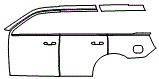 Door and Rear Fender Kit pattern for the 2027 Ford Expedition