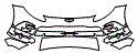 Bumper Kit pattern for the 2026 Aston Martin DBX