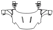 Full Hood, Fender and Mirror Kit pattern for the 2026 Aston Martin DBX