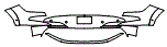 Rear Bumper Kit pattern for the 2026 Kia EV6