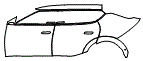 Door and Rear Fender Kit pattern for the 2026 Kia EV6
