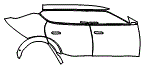 Door and Rear Fender Kit pattern for the 2026 Kia EV6