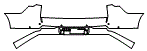 Rear Bumper Kit pattern for the 2027 Lincoln Navigator