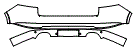 Rear Bumper Kit pattern for the 2027 Lincoln Aviator