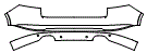 Rear Bumper Kit pattern for the 2027 Lincoln Aviator