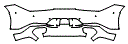 Rear Bumper Kit pattern for the 2027 Mercedes Benz Maybach SL 680