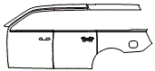 Door and Rear Fender Kit pattern for the 2027 Ford Expedition
